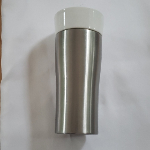 Caribou 12oz  stainless Steel and white porcelain - Picture 4 of 5